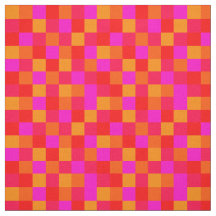 Pixel Vermelho laranja Pink cores Pattern