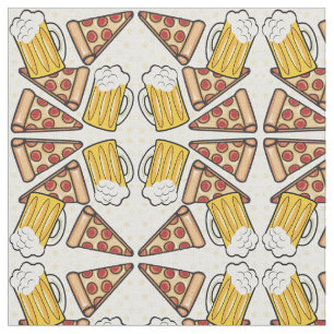 Tecido Pizza e Padrão de Cerveja