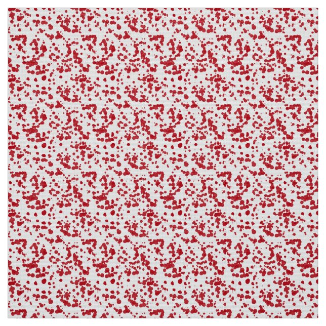 Tecido Placas de tinta vermelha. (Modelo)