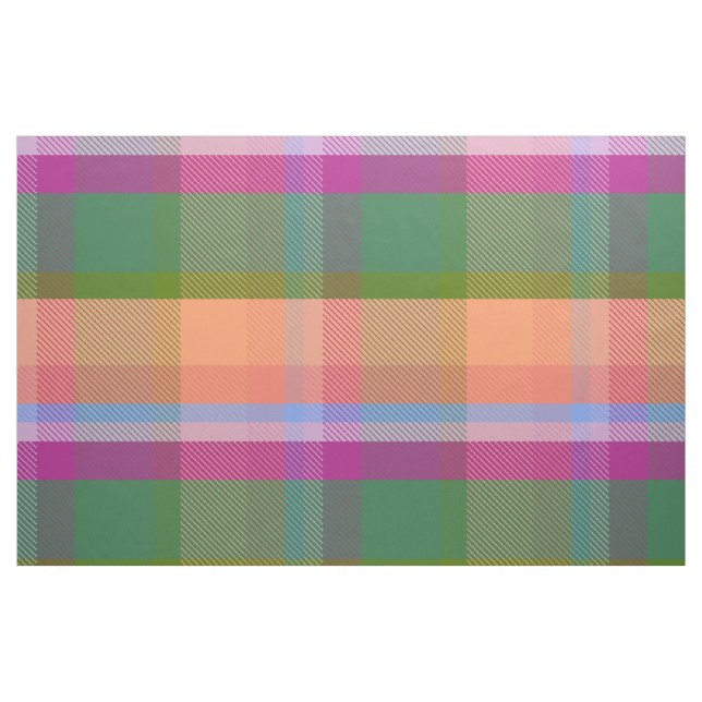 Tecido Plaid Plaid BC vibrante (Fat Quarter)