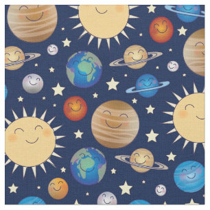 Tecido Planetas do Sistema Solar Espaço Exterior