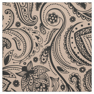 Tecido Plano Floral Preto Personalizado em Plano de Fundo