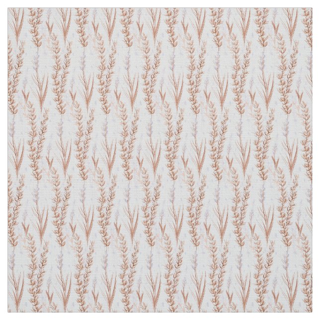 Tecido Plantas aromáticas e flores das estepes (Modelo)