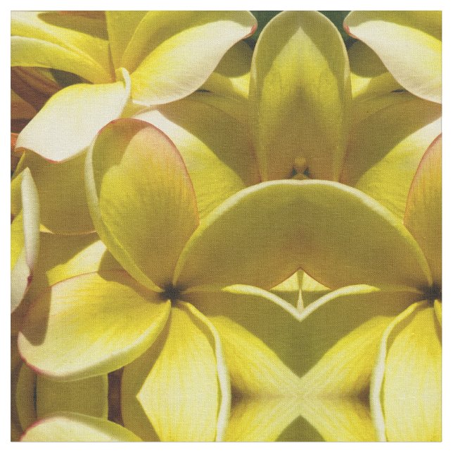 Tecido Plumeria havaiano (Detalhe)