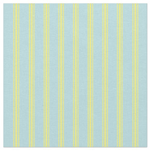 Tecido Pó Padrão Azul e Amarelo
