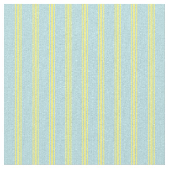 Tecido Pó Padrão Azul e Amarelo (Detalhe)