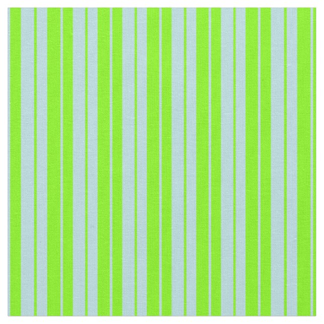 Tecido Pó - Padrão Azul e Verde de Stripes (Detalhe)