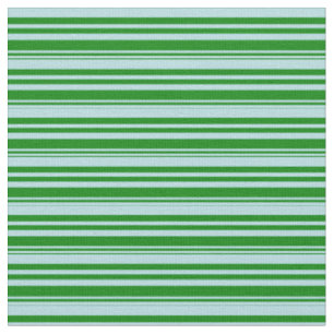 Tecido Pó Padrão de faixas/linhas coloridas azuis e verde