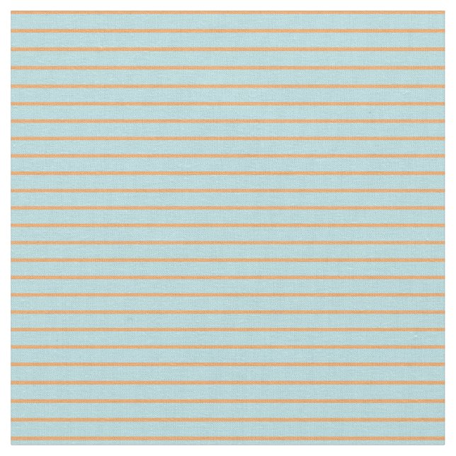 Tecido Pó - Padrão Striped cor azul e castanho (Detalhe)