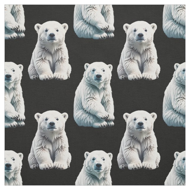 Tecido Polar Bear Animal Pattern Design (Modelo)