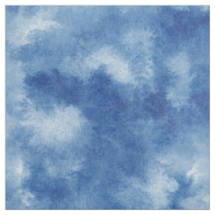 Tecido poliéster poplin-poplin de lavagem com aquarelas d