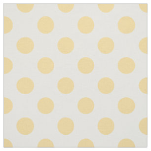 Tecido Polkadots amarelos
