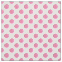 polkadots rosa agudo de aquarela