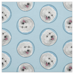 Tecido Polonês Lowland Sheepdog Pintura Original