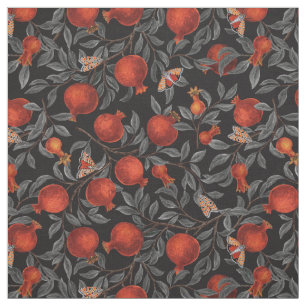 Tecido Pomegranatos e Bella Moths