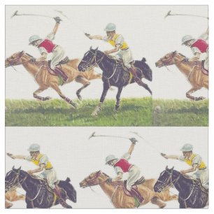 Tecido Pôneis de polo