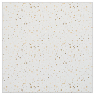 Tecido Pontos de Confetti de Folha de Ouro Metálica Falsa