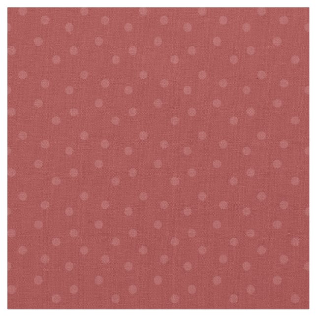 Tecido Pontos Modernos de Bolinhas em Vermelho Maçã (Detalhe)