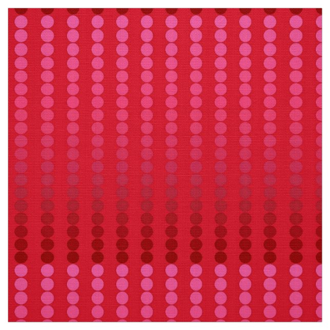 Tecido Pontos satíricos - tons de vermelho profundo (Modelo)