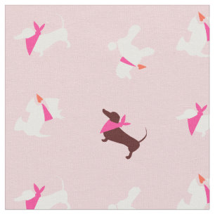 Tecido Pooches De Rosa Rosa Rosa Rosa