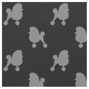 Tecido Poodle de Brinquedo rico Silhouettes Cachorro Padr