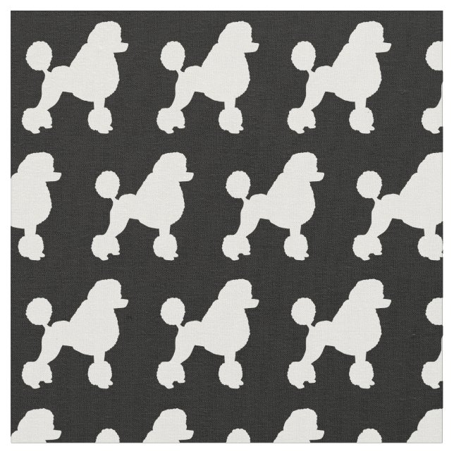 Tecido Poodle Dog Silhouette Pet (Detalhe)