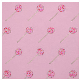 Tecido Pop de Namorados do  de aspersão de coração rosa