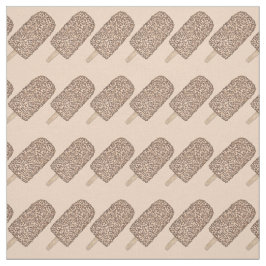 Tecido Pop de Sorvete de Eclair de Chocolate