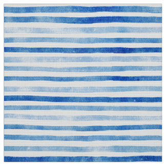 Tecido Poplin de pintas aquáticas azul-ciano