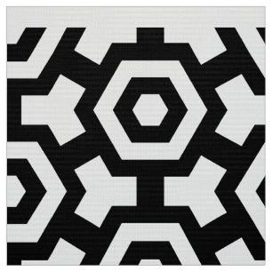 Tecido Poplin do Hexagon Rings