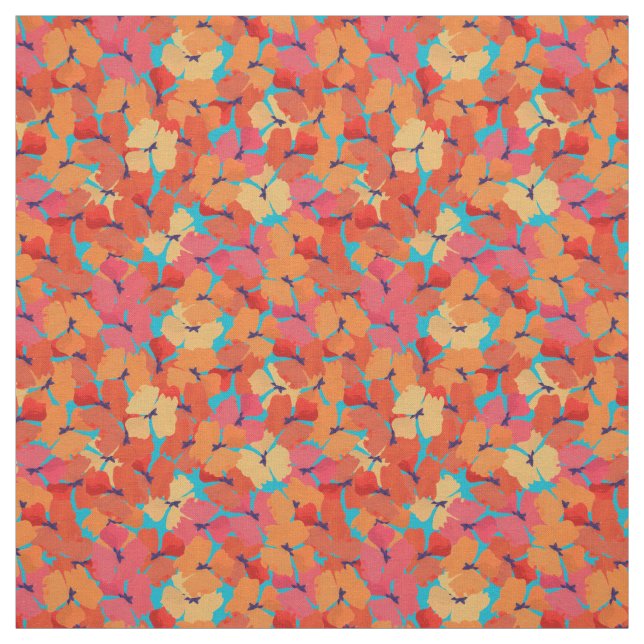 Tecido Poppies de Campo Vermelho Personalizados bonito no (Modelo)