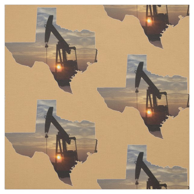 Tecido Por do sol de Jack da bomba de óleo de Texas em (Modelo)