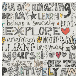 Tecido positivamente impressionante