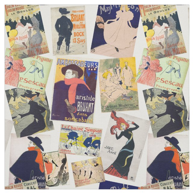 Tecido Posters Toulouse-Lautrec (Modelo)