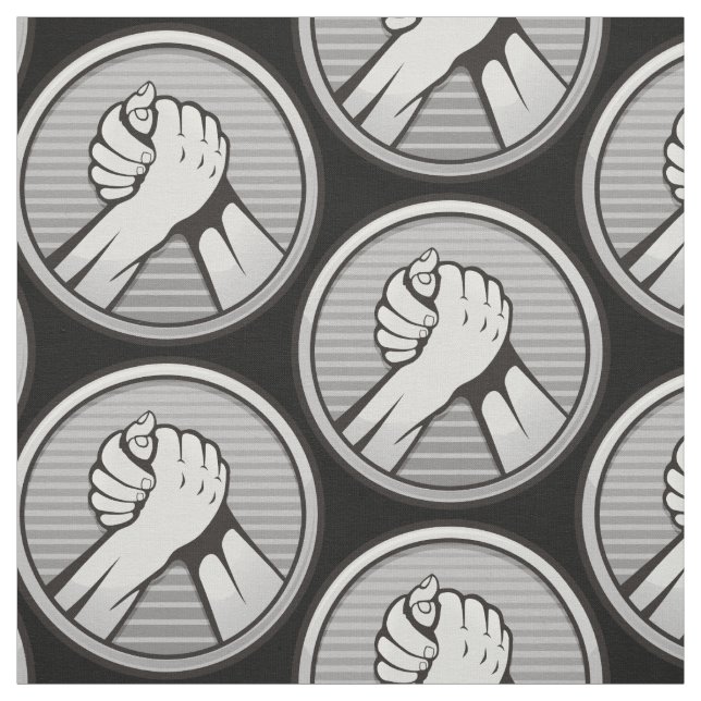 Tecido Prata de luta do braço (Modelo)