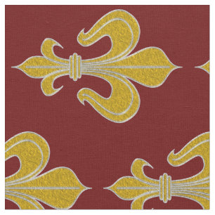 Tecido Prata Dourado II do lírio + seus fundo & ideias