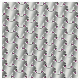 Tecido Prata no correio Chain roxo