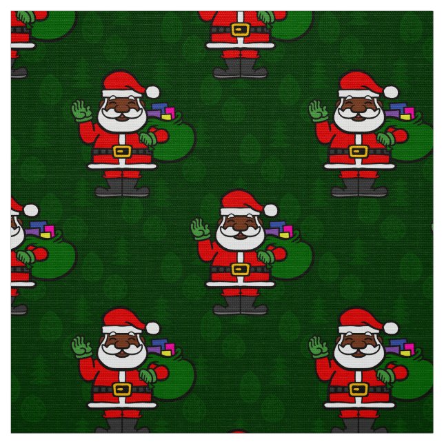 Tecido presentes de natal dos papais noeis africanos (Modelo)