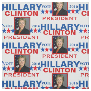 Tecido Presidente 2016 de Hillary Clinton