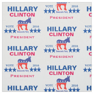 Tecido Presidente 2016 de Hillary Clinton