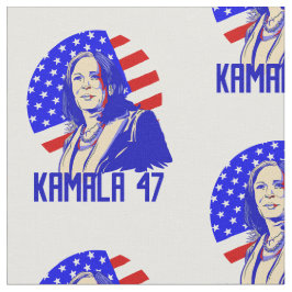 Tecido presidente kamala harris 47