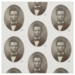 Tecido Presidente republicano americano de Abe Abraham