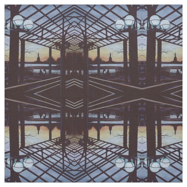 Tecido Preso no Local de Nascimento da Liberdade, Ilha El (Modelo)