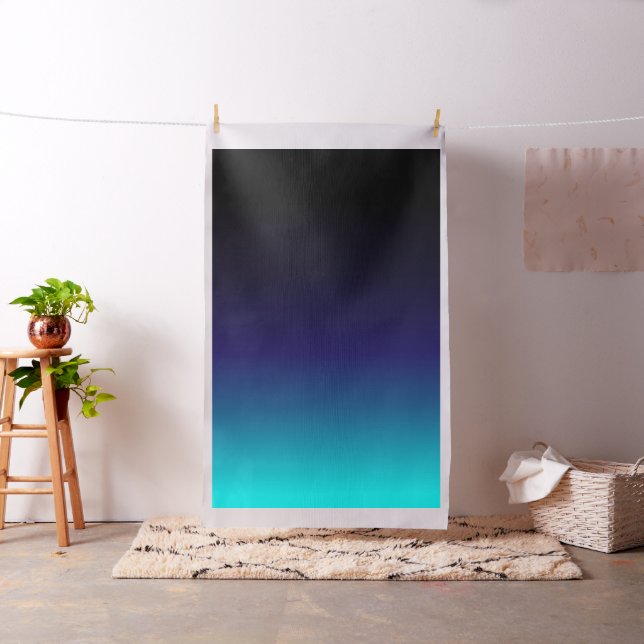 Tecido Preto ao ombre da cerceta (In Situ)