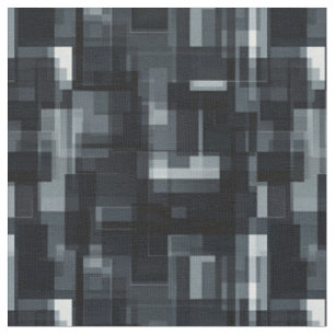 Tecido Preto / Cinza / Abstrato branco