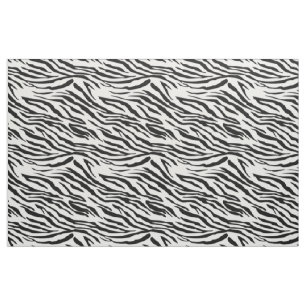 Tecido preto e branco da listra da zebra