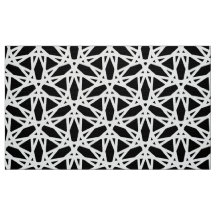 Tecido preto e branco moderno