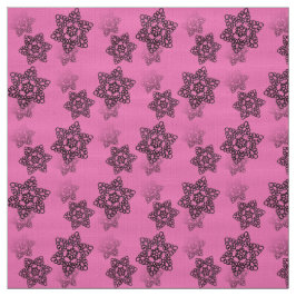 Tecido Preto Lace a Rosa