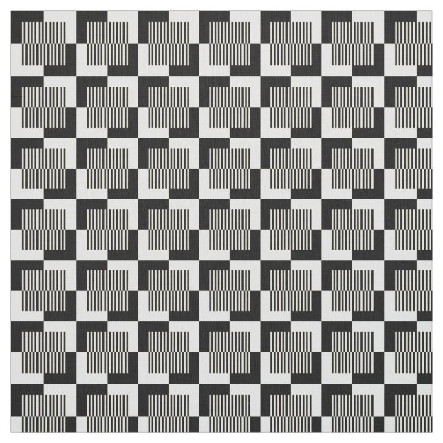 Tecido Preto retro & teste padrão de Tan (Modelo)