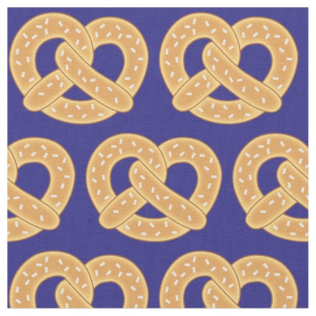 Tecido Pretzels Comida Fofa Crianças (Detalhe)